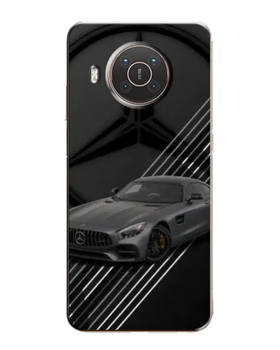 Чехол для Nokia X20 с картинкой «Mercedes AMG — графика»