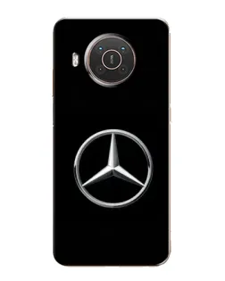 Чехол для Nokia X20 с картинкой «Mercedes классический лого»