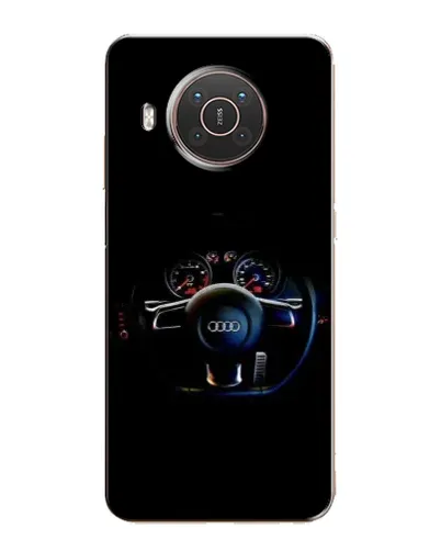 Чехол для Nokia X20 с картинкой «Салон Audi — руль»