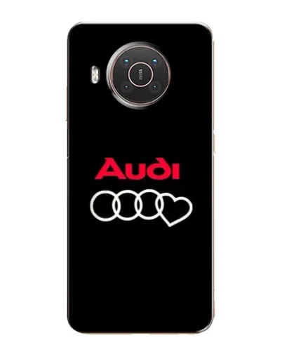 Чехол для Nokia X20 с картинкой «Логотип Audi Heart»
