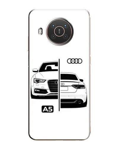 Чехол для Nokia X20 с картинкой «Audi — контрастный дизайн»