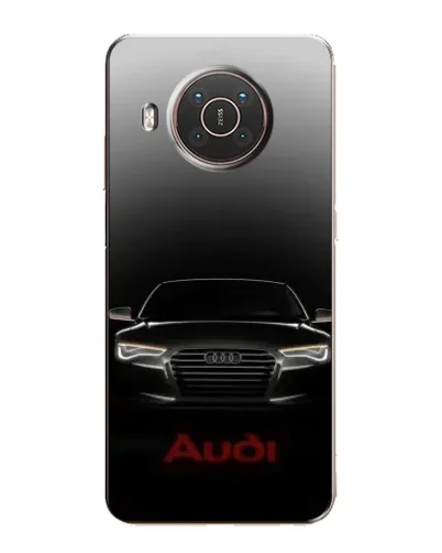 Чехол для Nokia X20 с картинкой «Audi — градиентный контур»