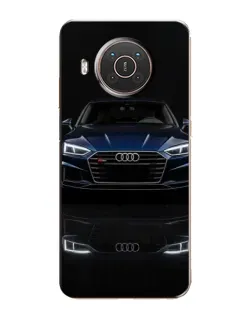 Чехол для Nokia X20 с картинкой «Audi — ночное отражение»