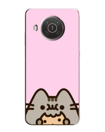 Чехол для Nokia X20 с картинкой «Pusheen и печенье» Чехол для Nokia X20 с картинкой «Pusheen и печенье»
