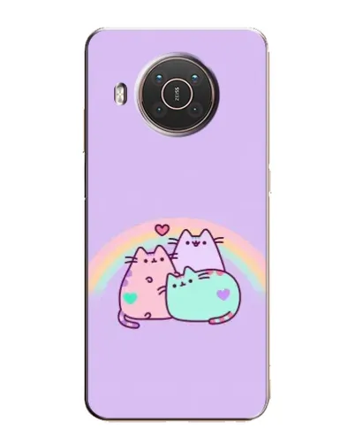 Чехол для Nokia X20 с картинкой «Радужные Пушины» Чехол для Nokia X20 с картинкой «Радужные Пушины»