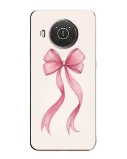 Чехол для Nokia X20 с картинкой «Розовый бант» Чехол для Nokia X20 с картинкой «Розовый бант»
