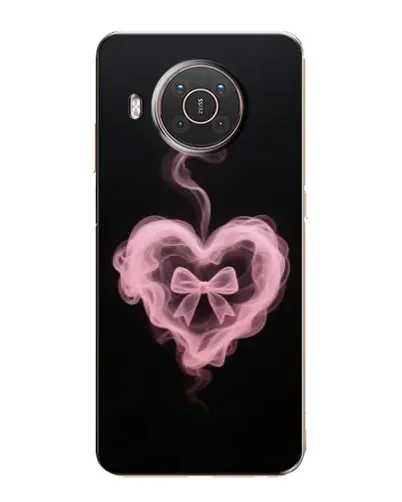 Чехол для Nokia X20 с картинкой «Дымчатое сердце»