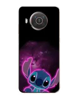 Чехол для Nokia X20 с картинкой «Неоновый Stitch»