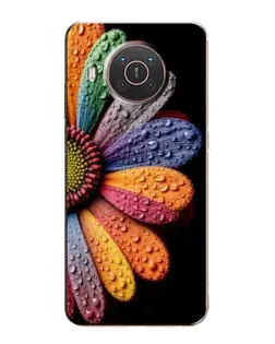 Чехол для Nokia X20 с картинкой «Радужный цветок» Чехол для Nokia X20 с картинкой «Радужный цветок»