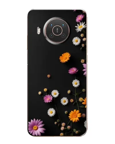 Чехол для Nokia X20 с картинкой «Цветочная композиция»