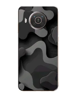 Чехол для Nokia X20 с картинкой «Темный абстрактный камуфляж» Чехол для Nokia X20 с картинкой «Темный абстрактный камуфляж»
