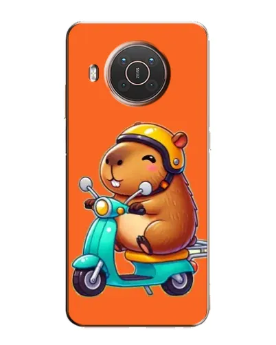Чехол для Nokia X20 с картинкой «Капибара на скутере» Чехол для Nokia X20 с картинкой «Капибара на скутере»