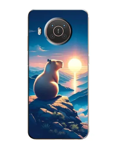 Чехол для Nokia X20 с картинкой «Закат солнца с капибарой» Чехол для Nokia X20 с картинкой «Закат солнца с капибарой»