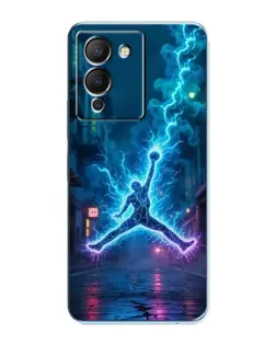 Чехол для Infinix Note 12 (G96) с картинкой «Jordan Gold Jumpman»