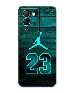 Чехол для Infinix Note 12 (G96) с картинкой «Jordan Cyan 23»