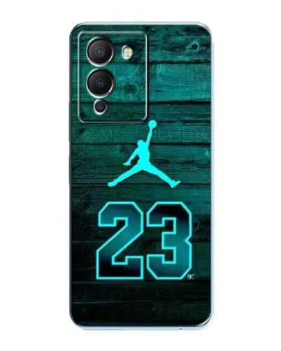 Чехол для Infinix Note 12 (G96) с картинкой «Jordan Cyan 23»