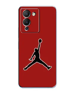 Чехол для Infinix Note 12 (G96) с картинкой «Jordan Red Back»