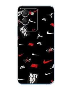 Чехол для Infinix Note 12 (G96) с картинкой «Nike Mix Pattern»