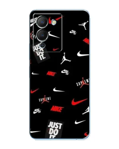 Чехол для Infinix Note 12 (G96) с картинкой «Nike Mix Pattern»