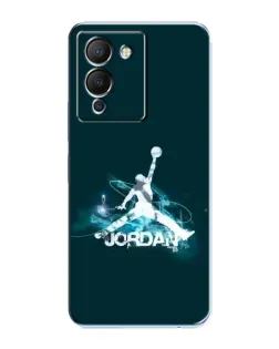 Чехол для Infinix Note 12 (G96) с картинкой «Jordan Blue Fire»