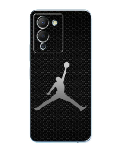 Чехол для Infinix Note 12 (G96) с картинкой «Jordan Dark Carbon»
