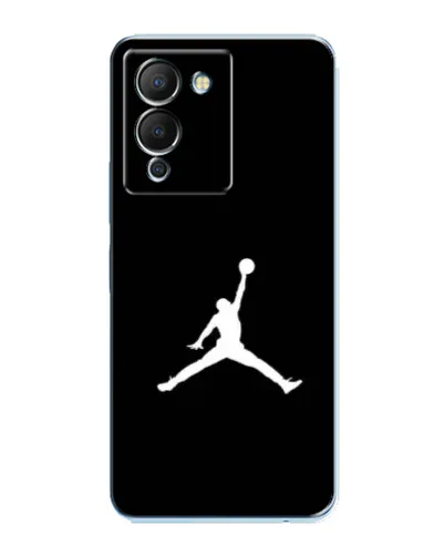 Чехол для Infinix Note 12 (G96) с картинкой «Jordan Silhouette»