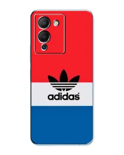 Чехол для Infinix Note 12 (G96) с картинкой «Ретро блоки Adidas»