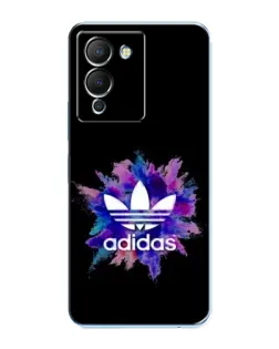 Чехол для Infinix Note 12 (G96) с картинкой «Взрыв красок Adidas»