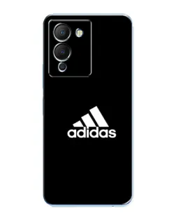 Чехол для Infinix Note 12 (G96) с картинкой «Черная классика Adidas»