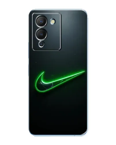 Чехол для Infinix Note 12 (G96) с картинкой «Неоновый контур Nike» Чехол для Infinix Note 12 (G96) с картинкой «Неоновый контур Nike»