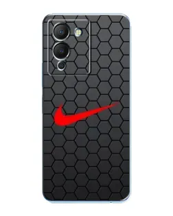 Чехол для Infinix Note 12 (G96) с картинкой «Nike — карбоновая сетка»