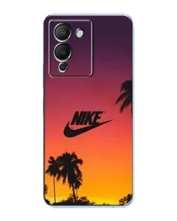Чехол для Infinix Note 12 (G96) с картинкой «Nike на закате солнца»
