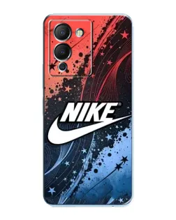 Чехол для Infinix Note 12 (G96) с картинкой «Градиентный принт Найк»