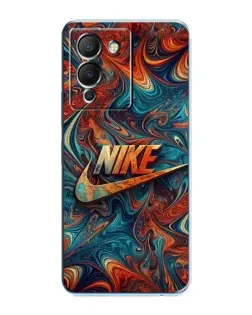 Чехол для Infinix Note 12 (G96) с картинкой «Nike в абстракции»