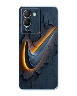 Чехол для Infinix Note 12 (G96) с картинкой «Объемный логотип Найк»