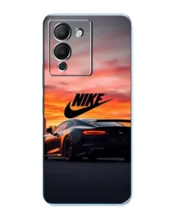 Чехол для Infinix Note 12 (G96) с картинкой «Nike и суперкар»