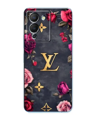 Чехол для Infinix Note 12 (G96) с картинкой «Цветочный Louis Vuitton»