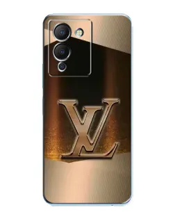 Чехол для Infinix Note 12 (G96) с картинкой «LV — золотое сияние»