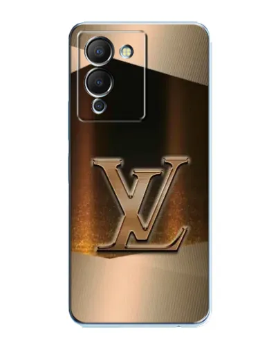Чехол для Infinix Note 12 (G96) с картинкой «LV — золотое сияние»