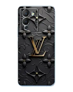 Чехол для Infinix Note 12 (G96) с картинкой «Кожаная текстура LV»