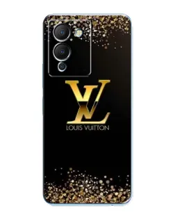 Чехол для Infinix Note 12 (G96) с картинкой «LV — золотые искры»
