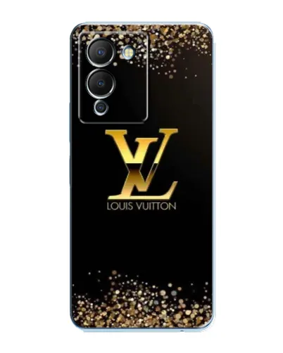Чехол для Infinix Note 12 (G96) с картинкой «LV — золотые искры»