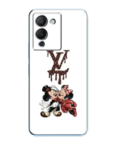 Чехол для Infinix Note 12 (G96) с картинкой «LV и Микки Маус»