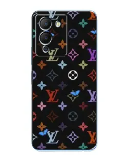 Чехол для Infinix Note 12 (G96) с картинкой «Цветная монограмма LV»