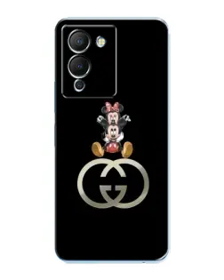 Чехол для Infinix Note 12 (G96) с картинкой «Минни Маус на лого»