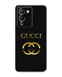 Чехол для Infinix Note 12 (G96) с картинкой «Золотой логотип Gucci»