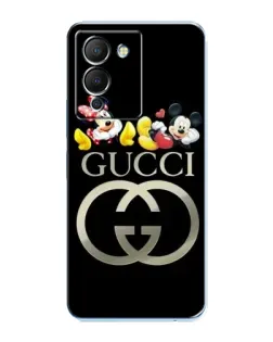 Чехол для Infinix Note 12 (G96) с картинкой «Gucci — герои Disney»