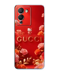 Чехол для Infinix Note 12 (G96) с картинкой «Gucci — золотой сад»