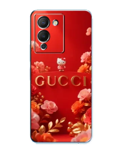 Чехол для Infinix Note 12 (G96) с картинкой «Gucci — золотой сад»
