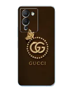 Чехол для Infinix Note 12 (G96) с картинкой «Gucci — золотая бабочка»